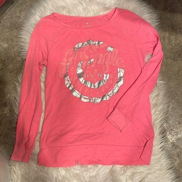 AMERICAN‎ Eagle Light Weight Pink Top - Picture 1 of 5
